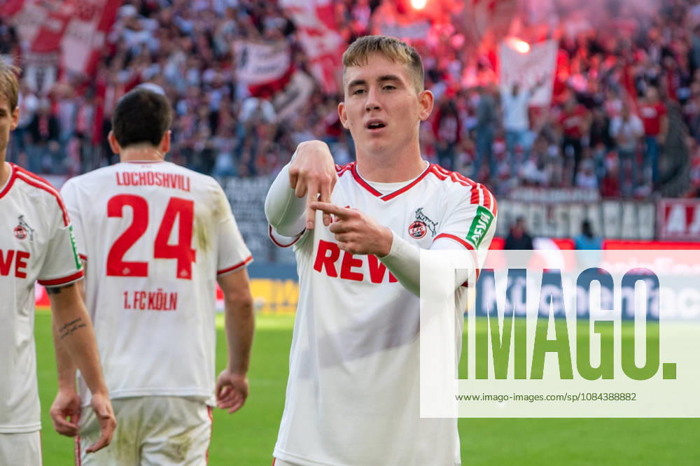 Deutschland: 1.Bundesliga 2026 2027, 5. Spieltag, 1.FC Köln vs Borussia Mönchengladbach, Sonntag, 11.10.2026 RheinEnergie-Stadion (Köln-Nordrhein-Westfalen): Tor und Torjubel zum 1:0 durch Isak Johannesson (1.FC Köln, 8). Freude, Emotionen, Jubel Köln RheinEnergier-Stadion, Köln Deutschland