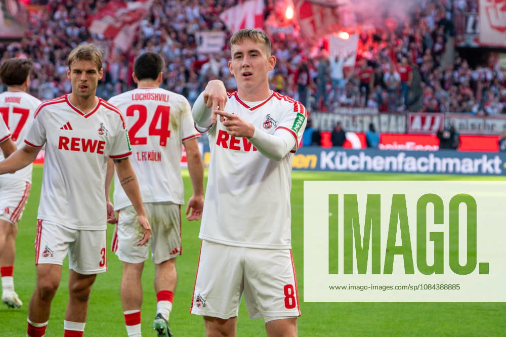 Deutschland: 1.Bundesliga 2026 2027, 5. Spieltag, 1.FC Köln vs Borussia Mönchengladbach, Sonntag, 11.10.2026 RheinEnergie-Stadion (Köln-Nordrhein-Westfalen): Tor und Torjubel zum 1:0 durch Isak Johannesson (1.FC Köln, 8). Freude, Emotionen, Jubel Köln RheinEnergier-Stadion, Köln Deutschland