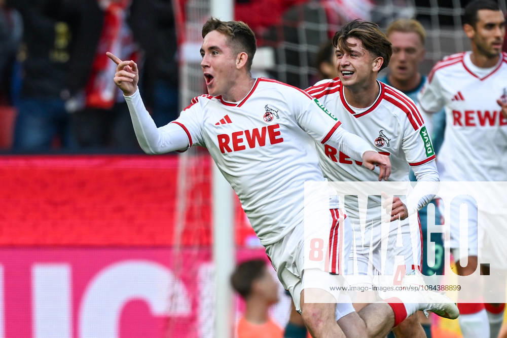 Isak Johannesson (Koeln 8) jubelt nach dem Tor zum 1:0 11.10.2026 ¢ Fussball ¢ 1. FC Koeln vs Borussia Moenchengladbach, RheinEnergieStadion, Koeln, DFB DFL REGULATIONS PROHIBIT ANY USE OF PHOTOGRAPHS AS IMAGE SEQUENCES AND OR QUASI-VIDEO NRW Germany