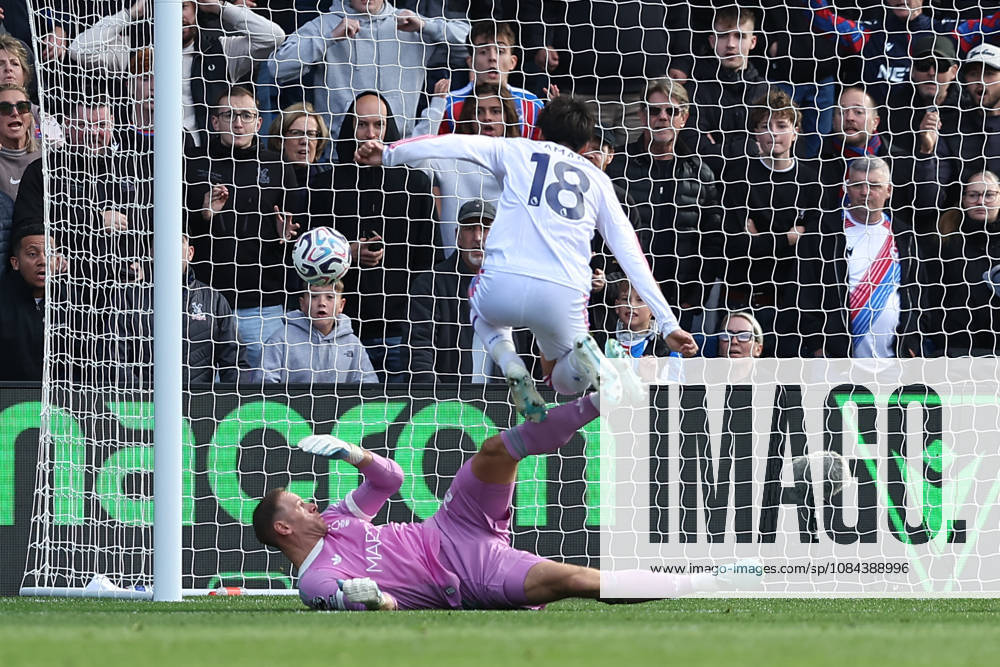 11th October 2026; Selhurst Park, London, England; Premier League Football, Crystal Palace versus Nottingham Forest; Daichi Kamada of Crystal Palace scores in the 41st minute for 1-1 KatiexChan