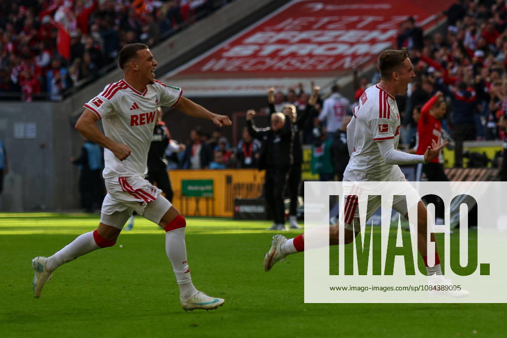 GER, Fussball, Herren, Bundesliga , 1. Bundesliga, Saison 2026 2027, 1. FC Köln - VfL Borussia Mönchengladbach Ãsak Johannesson (KOE) Torjubel, jubelt nach seinem Treffer zum 1:0 mit Said El Mala (KOE)