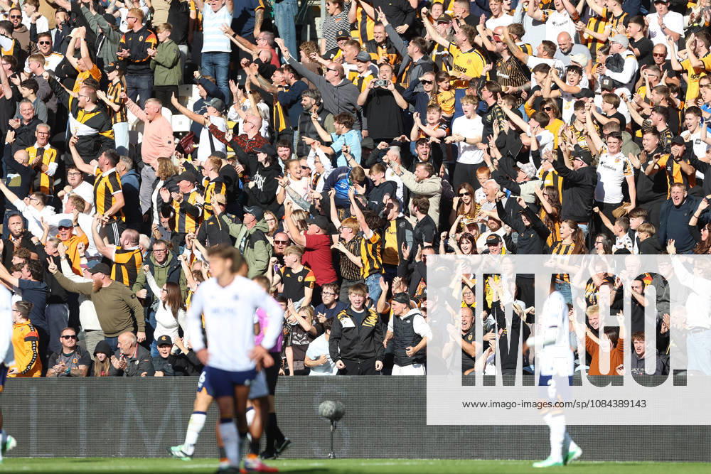 11th October 2026; MKM Stadium, Hull, England; Premier League Football, Hull City versus Everton; Hull City fans celebrate the VAR decision to disallow Brenan Johnsons goal DavexLofthouse