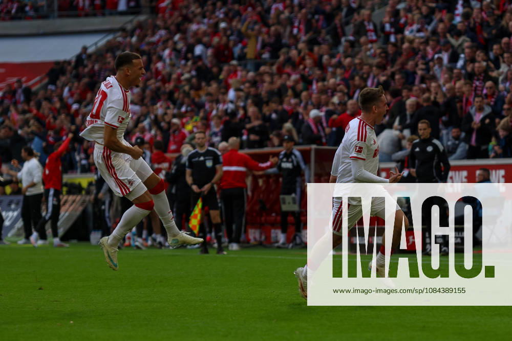 GER, Fussball, Herren, Bundesliga , 1. Bundesliga, Saison 2026 2027, 1. FC Köln - VfL Borussia Mönchengladbach Ãsak Johannesson (KOE) Torjubel, jubelt nach seinem Treffer zum 1:0 mit Said El Mala (KOE)