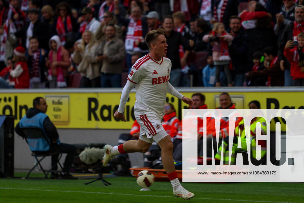 GER, Fussball, Herren, Bundesliga , 1. Bundesliga, Saison 2026 2027, 1. FC Köln - VfL Borussia Mönchengladbach Ãsak Johannesson (KOE) Torjubel, jubelt nach seinem Treffer zum 1:0