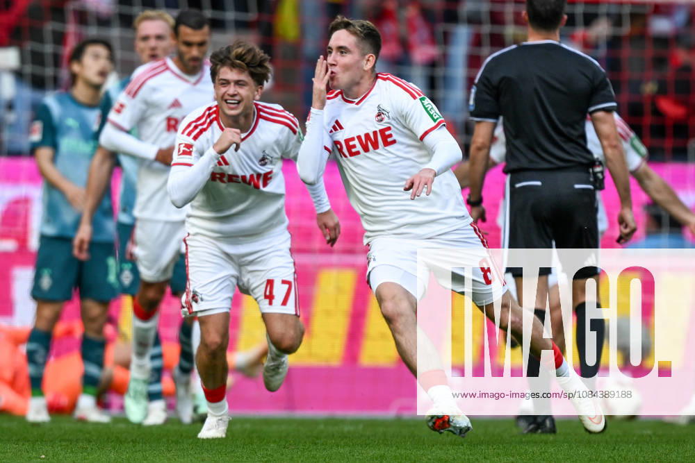 Isak Johannesson (Koeln 8) jubelt nach dem Tor zum 1:0 11.10.2026 ¢ Fussball ¢ 1. FC Koeln vs Borussia Moenchengladbach, RheinEnergieStadion, Koeln, DFB DFL REGULATIONS PROHIBIT ANY USE OF PHOTOGRAPHS AS IMAGE SEQUENCES AND OR QUASI-VIDEO NRW Germany