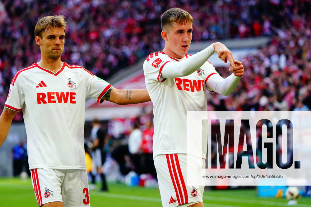 Köln, Fussball, 1.BL saison 2026 2027 1.FC Köln vs Borussia Mönchengladbach , 11.10.2026, Rheinenergiestadion Köln isak johannesson, FC Köln , torjubelt Aktion, Einzelbild,