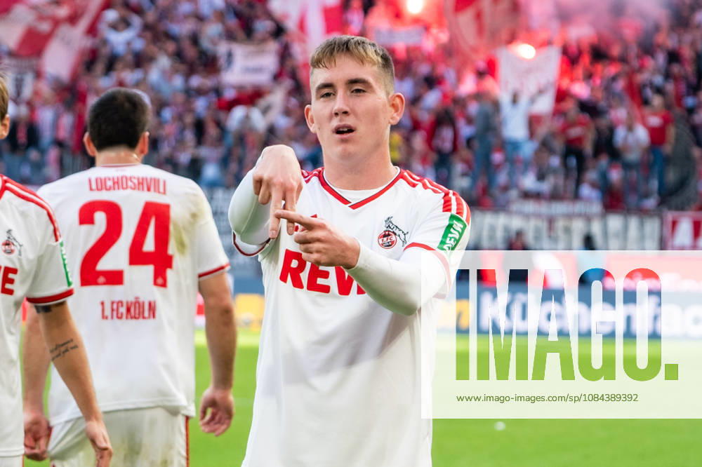Deutschland: 1.Bundesliga 2026 2027, 5. Spieltag, 1.FC Köln vs Borussia Mönchengladbach, Sonntag, 11.10.2026 RheinEnergie-Stadion (Köln-Nordrhein-Westfalen): Tor und Torjubel zum 1:0 durch Isak Johannesson (1.FC Köln, 8). Freude, Emotionen, Jubel Köln RheinEnergier-Stadion, Köln Deutschland