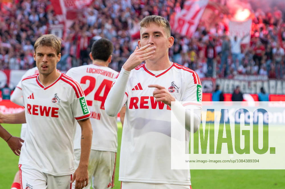 Deutschland: 1.Bundesliga 2026 2027, 5. Spieltag, 1.FC Köln vs Borussia Mönchengladbach, Sonntag, 11.10.2026 RheinEnergie-Stadion (Köln-Nordrhein-Westfalen): Tor und Torjubel zum 1:0 durch Isak Johannesson (1.FC Köln, 8). Freude, Emotionen, Jubel Köln RheinEnergier-Stadion, Köln Deutschland