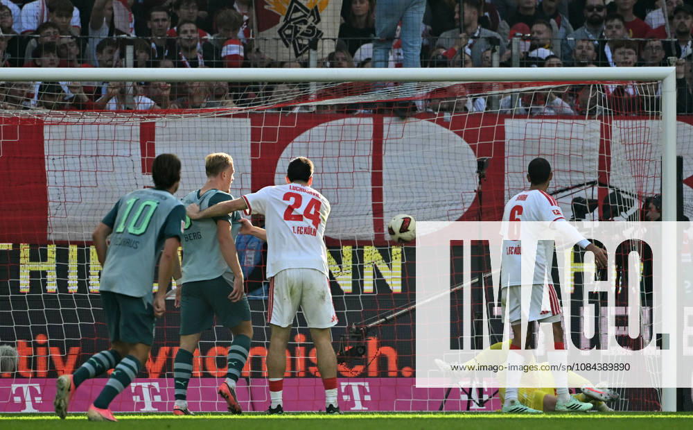Koeln; Fussball, Herren, Saison 2026 2027, 1. FC Koeln vs. Borussia Moenchengladbach Tor zum 1-1; Joe Scally (Gladbach, nicht im Bild) hat zum 1-1 eingenickt DFL regulations prohibit any use of photographs as image sequences and or quasi-video. Rhein-Energie-Stadion Nordrhein-Westfalen Deutschland
