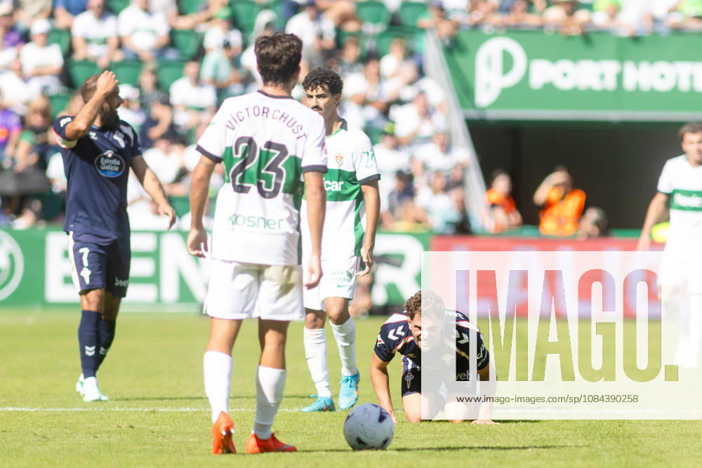 ESP: LaLiga EA Sports Elche CF v Celta Vigo Javi Rueda of Celta during LaLiga EA Sports match between Elche CF v Celta Vigo played at Martinez Valero Stadium, Elche on October 11 2026 in Spain Spain Soccer