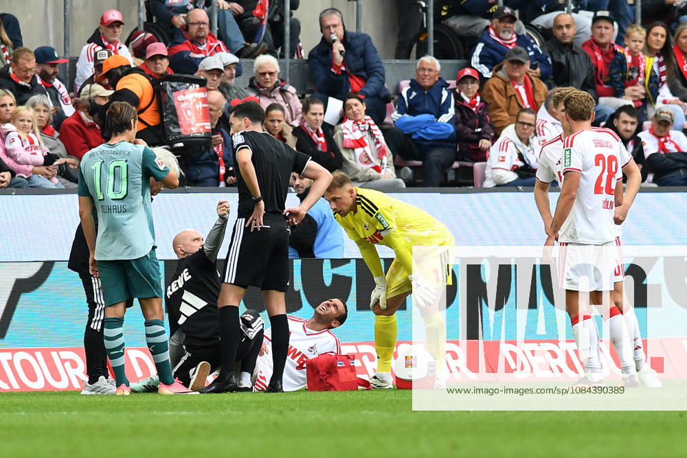 Ellyes Skhiri (1. FC Koeln) verletzt am Boden waehrend des Spiels der 1. Bundesliga zwischen 1. FC Koeln und Borussia Moenchengladbach, RheinEnergieStadion am 11. October 2026 in Koeln, Deutschland. (Foto von Ralf Treese DeFodi Images) +++ Ellyes Skhiri (1. FC Koeln) injured on the ground during the Bundesliga match between 1. FC Koeln and Borussia Moenchengladbach at RheinEnergieStadion on October 11, 2026 in Cologne, Germany. (Photo by Ralf Treese DeFodi Images) DFB DFL REGULATIONS PROHIBIT ANY USE OF PHOTOGRAPHS AS IMAGE SEQUENCES AND OR QUASI-VIDEO. (Photo by Ralf Treese DeFodi Images) -
