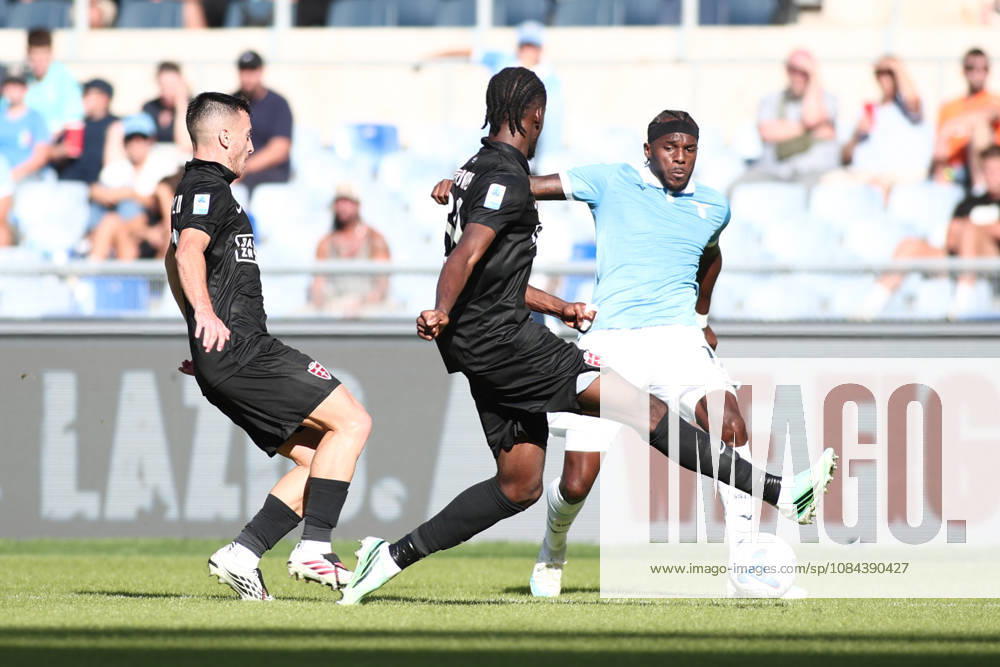 IPA89551965 - Nuno Tavares of Societa Sportiva Lazio is in action during the 2026–2027 Serie A match between S.S. Lazio and A.C. Monza at the Stadio Olimpico in Rome, Italy.