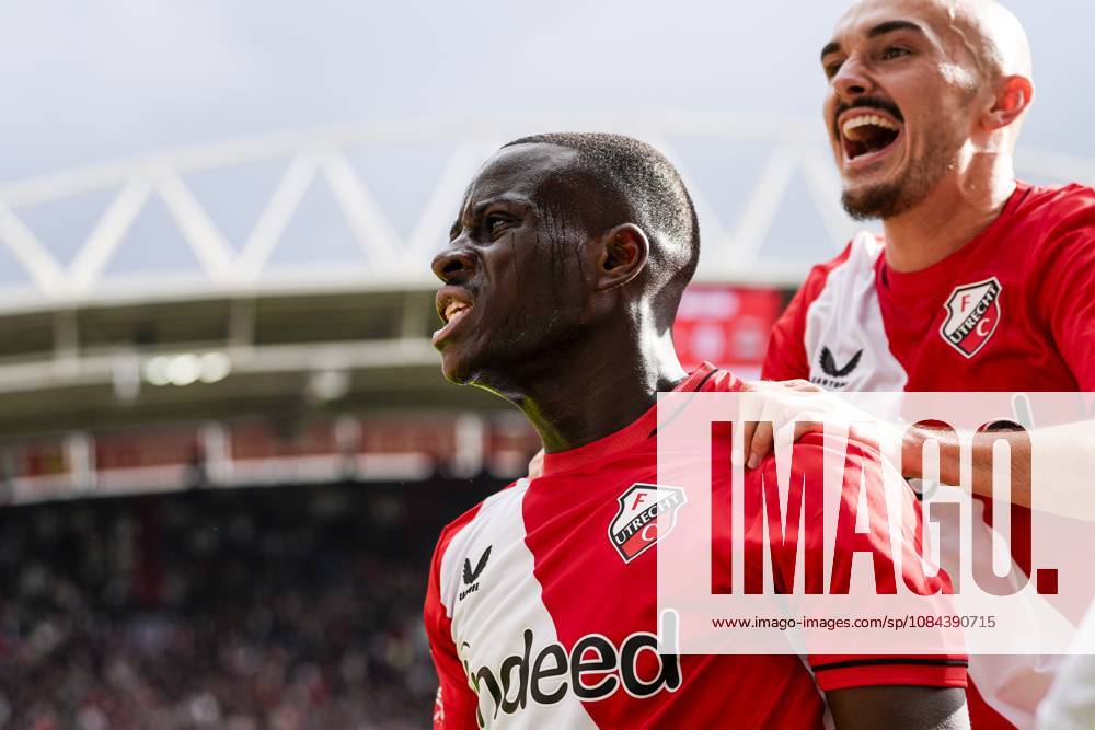 UTRECHT - Yoann Cathline of FC Utrecht celebrates the 1-0 during the Dutch Eredivisie match between FC Utrecht and Willem II at Galgenwaard Stadium on October 11, 2026, in Utrecht, the Netherlands. TOBIAS KLEUVER ANP Eredivisie 2026 27 ANPxSportx IVx 572136007 originalFilename: 572136007