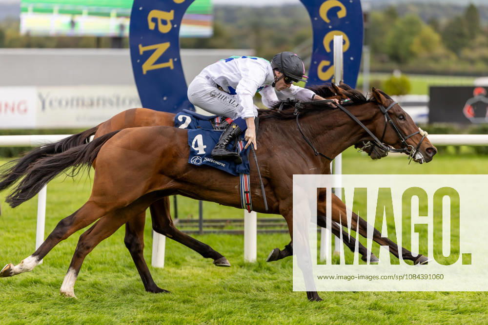 REPRO FREE *PRESS RELEASE NO REPRODUCTION FEE* October Weekend Meeting 2026, Naas Racecourse, Kildare 11 10 2026 Joey Sheridan on Princess Child, nearside, gets the better of Colin Keane on Faiyum to win The Irish Stallion Farms EBF Garnet Stakes (Listed) Joey Sheridan on Princess Child, nearside, gets the better of Colin Keane on Faiyum 11 10 2026