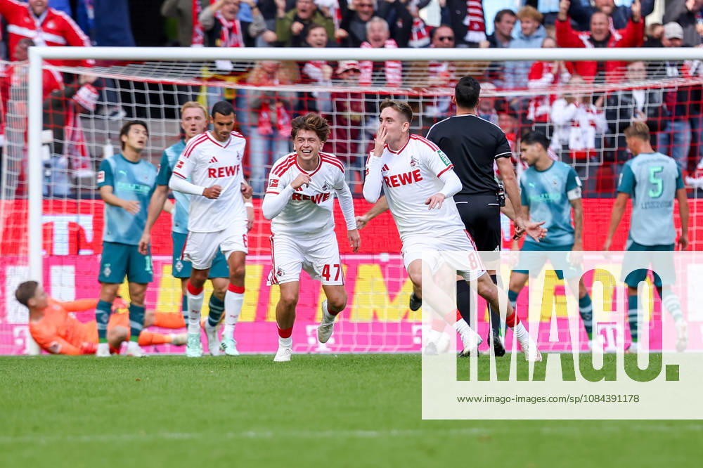 2026.10.11, Fußball, Bundesliga, 1. FC Köln - Borussia Mönchengladbach, RheinEnergieSTADION, 5.Spieltag, Saison 2026 2027: Torjubel von Isak Johannesson (1. FC Koeln 8) beim Tor zum 1:0 DFB regulations prohibit any use of photographs as image sequences and or quasi-video. Photo: WilkowskixPressefotoKochx Nordrhein-Westfalen Deutschland