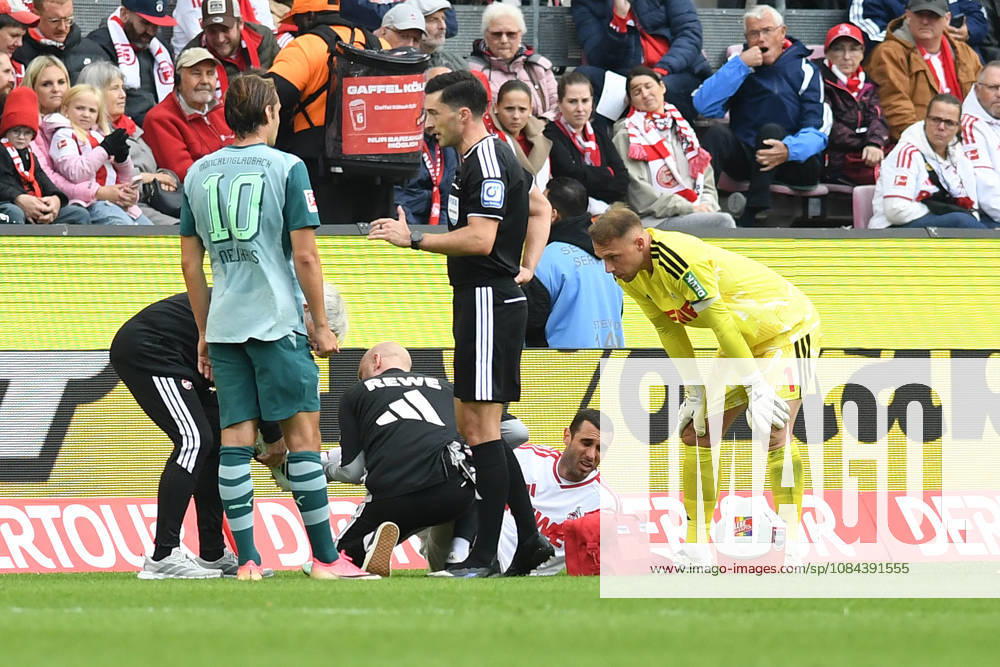 Ellyes Skhiri (1. FC Koeln) verletzt waehrend des Spiels der 1. Bundesliga zwischen 1. FC Koeln und Borussia Moenchengladbach, RheinEnergieStadion am 11. October 2026 in Koeln, Deutschland. (Foto von Ralf Treese DeFodi Images) +++ Ellyes Skhiri (1. FC Koeln) injured during the Bundesliga match between 1. FC Koeln and Borussia Moenchengladbach at RheinEnergieStadion on October 11, 2026 in Cologne, Germany. (Photo by Ralf Treese DeFodi Images) DFB DFL REGULATIONS PROHIBIT ANY USE OF PHOTOGRAPHS AS IMAGE SEQUENCES AND OR QUASI-VIDEO. (Photo by Ralf Treese DeFodi Images) -