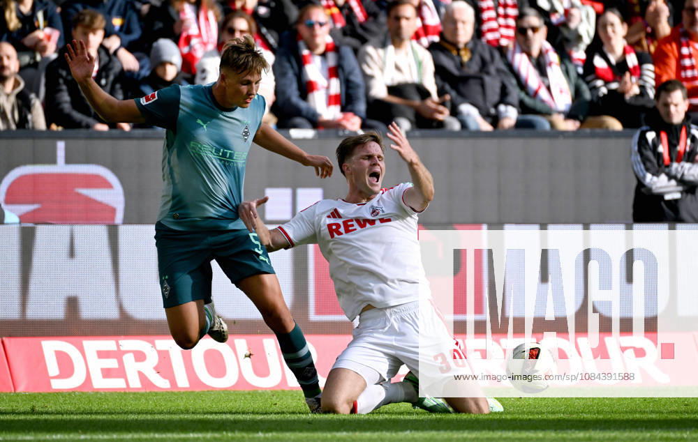Cologne, Germany, 1. Bundesliga, Matchday 5, Rhein-Energie-Stadium Cologne, 1. FC Köln vs Bor. Mönchengladbach; Marius Bülter (FC), Jan LeszczyÅ ski (BMG).