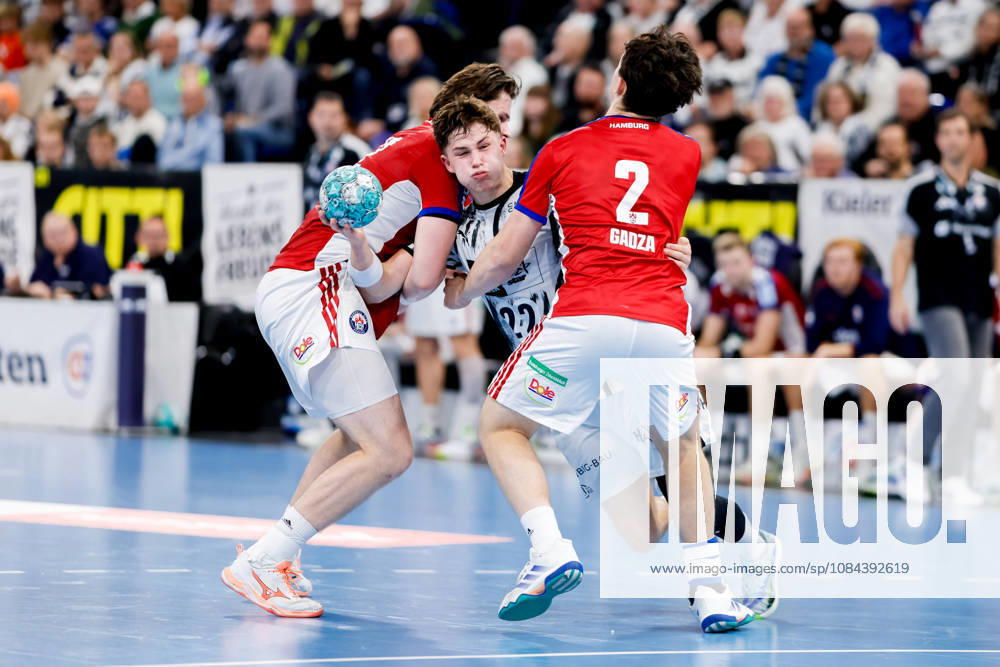 - Handball, 1. Bundesliga 2026 27, THW Kiel - Handball Club Hamburg: Jan Christian Schmidt (HC Hamburg, 42), Rasmus Ankermann (THW Kiel, 22), Toma Gadza (HC Hamburg, 2)