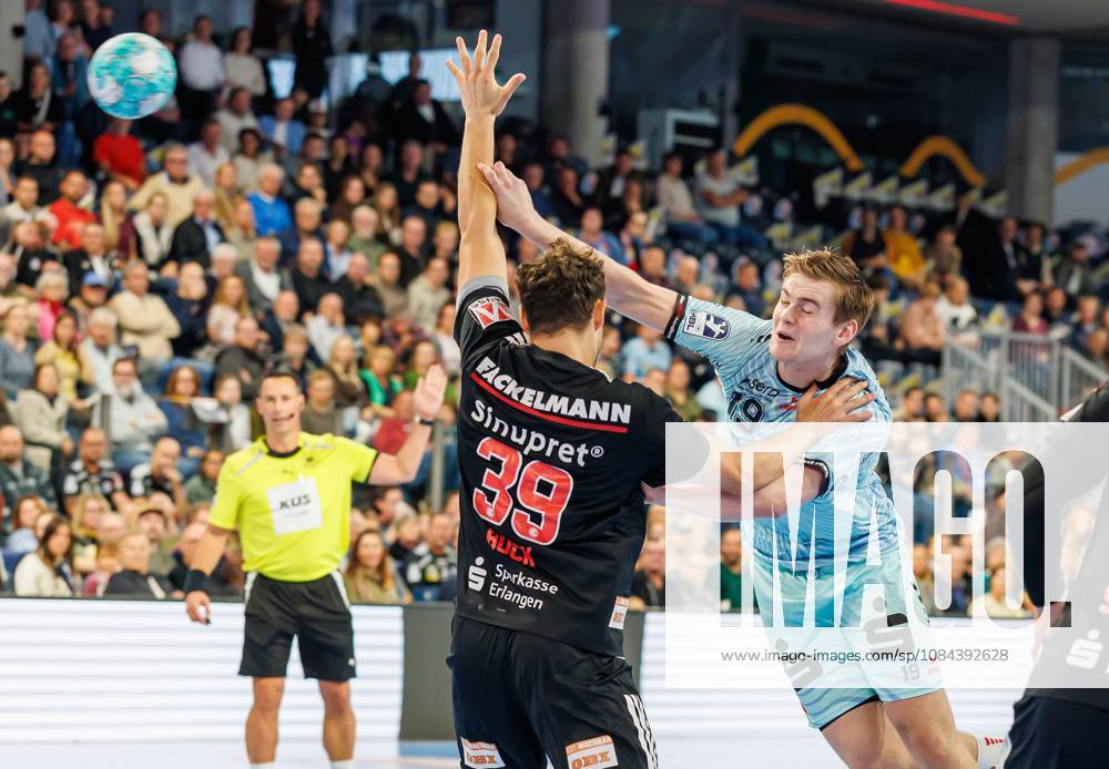 Handball - 1. Bundesliga OPEL HBL - Saison 2026 2027 - 08. Spieltag: HC Erlangen Metropolregion Nürnberg HCE - MT Melsungen - DaMa - - Reynir Thor Stefansson (19, MT Melsungen )