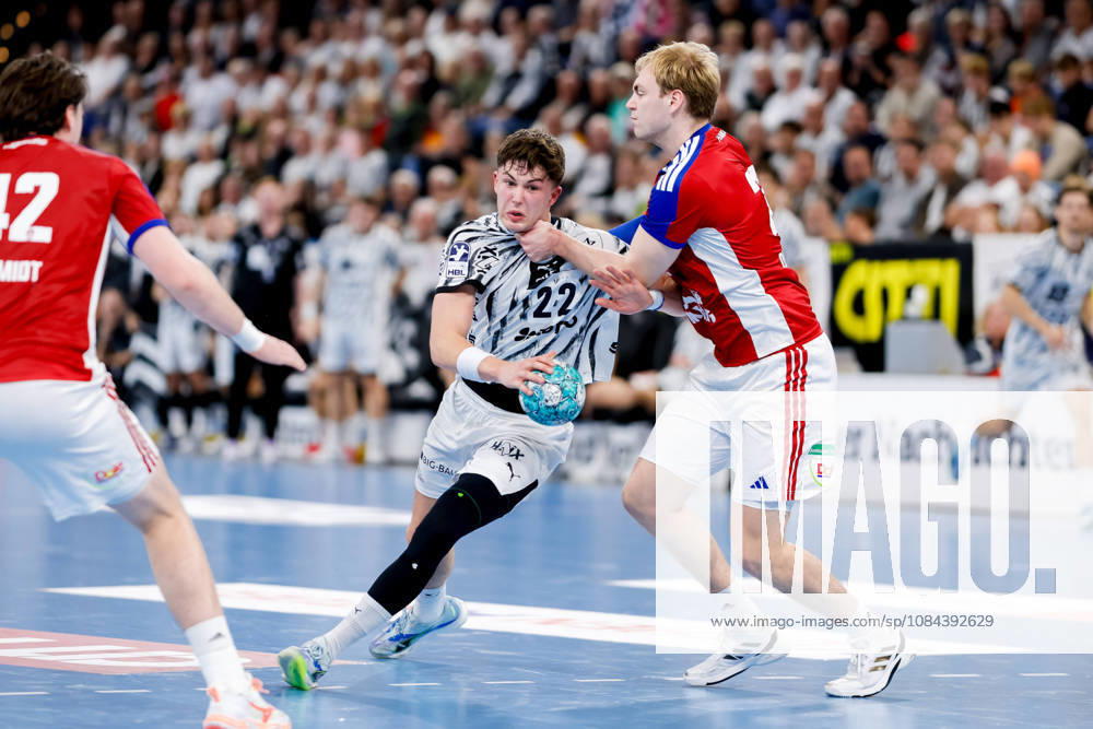 - Handball, 1. Bundesliga 2026 27, THW Kiel - Handball Club Hamburg: Rasmus Ankermann (THW Kiel, 22), Einar Olafsson (HC Hamburg, 23)