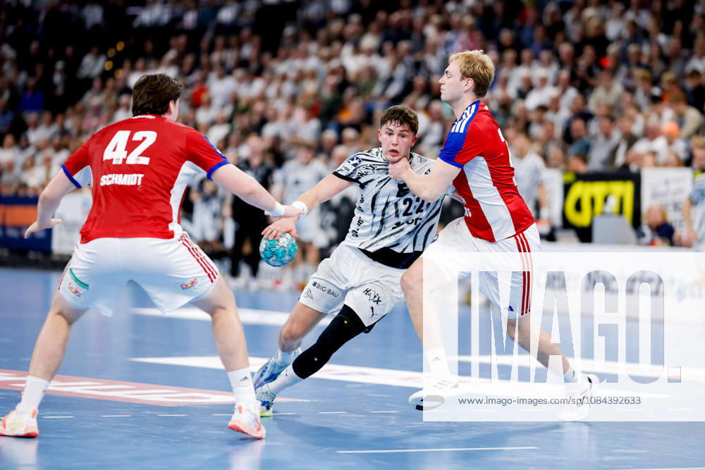 - Handball, 1. Bundesliga 2026 27, THW Kiel - Handball Club Hamburg: Jan Christian Schmidt (HC Hamburg, 42), Rasmus Ankermann (THW Kiel, 22), Einar Olafsson (HC Hamburg, 23)