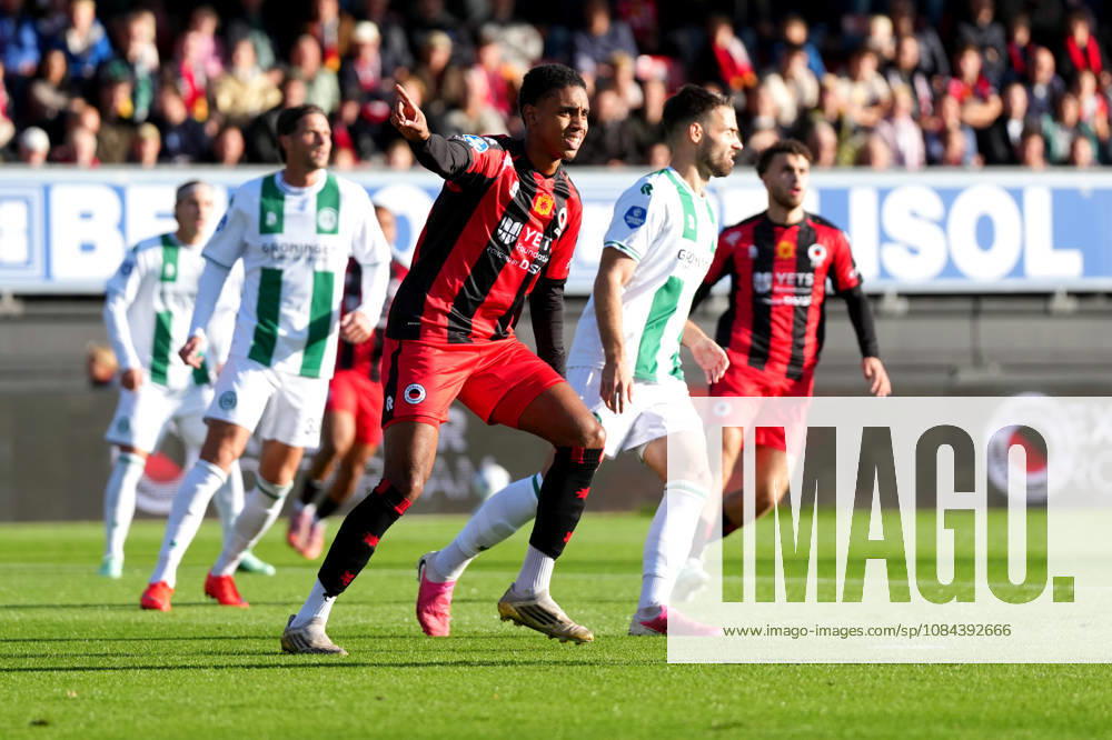 Eredivisie: Excelsior Rotterdam v FC Groningen Rotterdam - David Garden of Excelsior Rotterdam gestures during the eight competition round of the 2026 2027 Eredivisie season. The match is set between Excelsior Rotterdam and FC Groningen at Stadion Woudestein on 11 October 2026 in Rotterdam, Netherlands. (Hero Images Yannick Verhoeven)