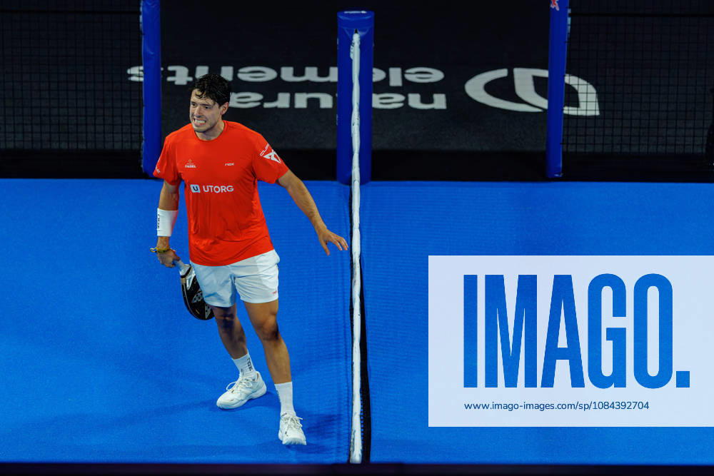 DÜSSELDORF, GERMANY - 11 OCTOBER 2026: Image shows Agustin Tapia (ARG) during CUPRA Germany Premier Padel P2 2026 Day 8: Finals at CASTELLO Düsseldorf on 11 10 2026 in Düsseldorf, Germany. Germany