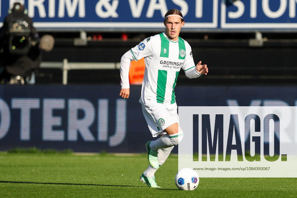 2026-10-11 Excelsior Rotterdam v FC Groningen - Dutch Eredivisie ROTTERDAM, NETHERLANDS - OCTOBER 11: Jacob Ondrejka of FC Groningen runs with the ball during the Dutch Eredivisie match between Excelsior Rotterdam and FC Groningen at Stadion Woudestein on October 11, 2026 in Rotterdam, Netherlands. Rotterdam Stadion Woudestein Netherlands Content not available for redistribution in The Netherlands directly or indirectly through any third parties.