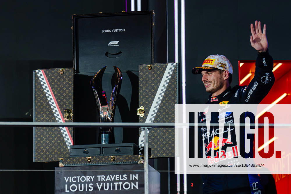 2026 Formula 1 Singapore Grand Prix - Podium MAX VERSTAPPEN (NED) of Oracle Red Bull Racing LV Trunk Podium on SUNDAY during the 2026 FORMULA 1 SINGAPORE AIRLINES SINGAPORE GRAND PRIX 2026 at MARINA BAY STREET CIRCUIT SINGAPORE on October 11, 2026. Photo by Tan Jun Da ABACAPRESS.COM Singapore Singapore