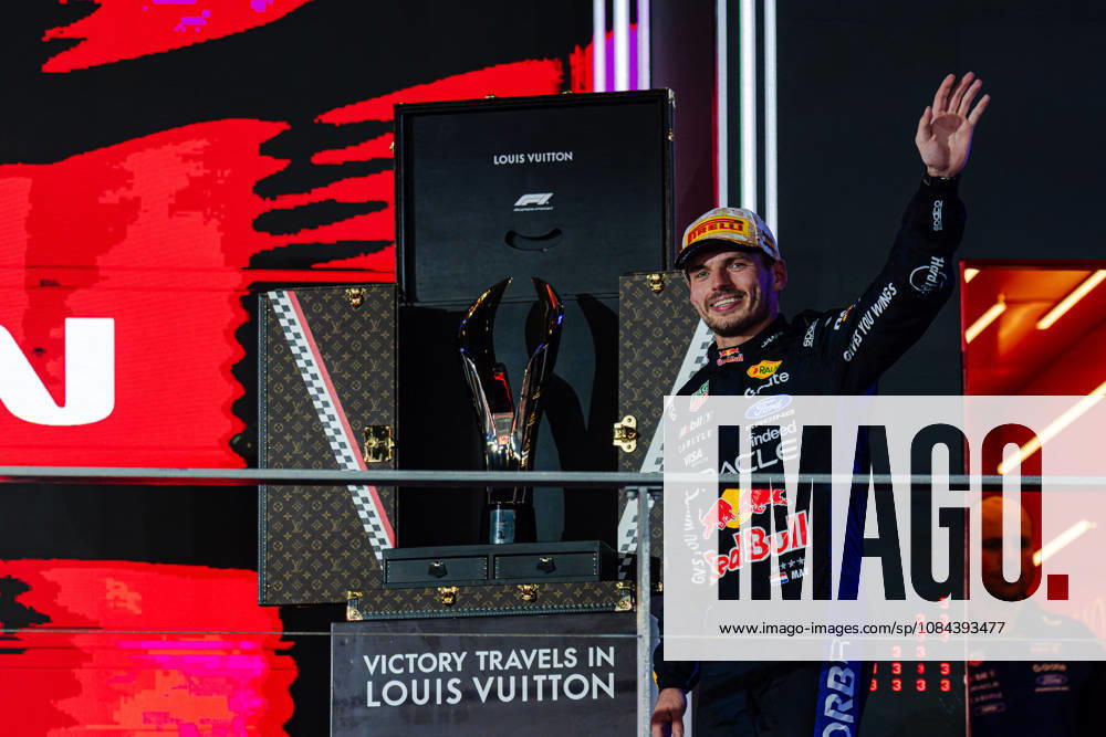2026 Formula 1 Singapore Grand Prix - Podium MAX VERSTAPPEN (NED) of Oracle Red Bull Racing LV Trunk Podium on SUNDAY during the 2026 FORMULA 1 SINGAPORE AIRLINES SINGAPORE GRAND PRIX 2026 at MARINA BAY STREET CIRCUIT SINGAPORE on October 11, 2026. Photo by Tan Jun Da ABACAPRESS.COM Singapore Singapore