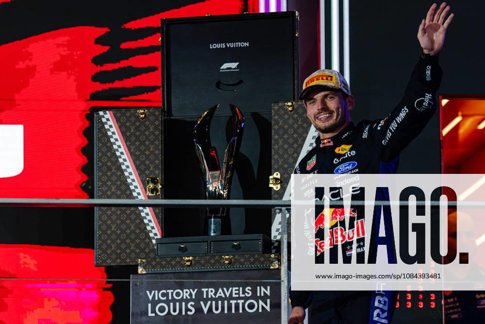 2026 Formula 1 Singapore Grand Prix - Podium MAX VERSTAPPEN (NED) of Oracle Red Bull Racing LV Trunk Podium on SUNDAY during the 2026 FORMULA 1 SINGAPORE AIRLINES SINGAPORE GRAND PRIX 2026 at MARINA BAY STREET CIRCUIT SINGAPORE on October 11, 2026. Photo by Tan Jun Da ABACAPRESS.COM Singapore Singapore