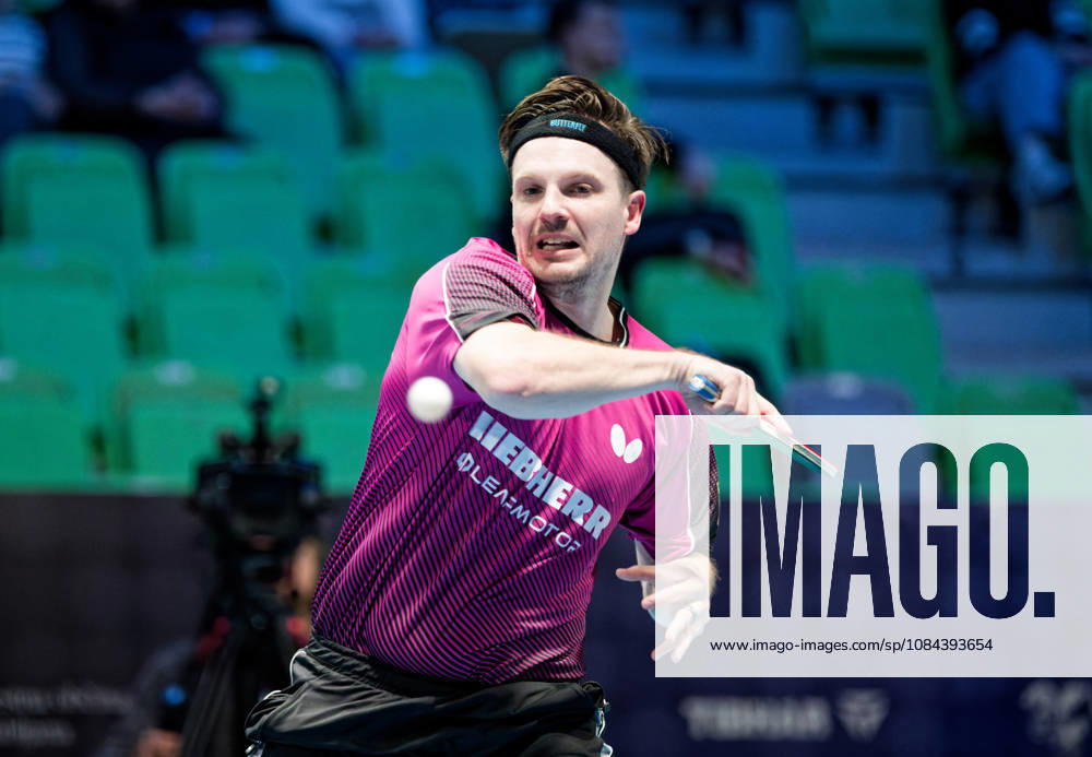 Ricardo Walther ASC Gruenwettersbach Germany (foto-ms1231b) at the 2026 European Table tennis, Tischtennis Championships in Ljubljana LJUBLJANA, SLOVENIA - 11 OCTOBER 2026: Ricardo Walther ASC Gruenwettersbach Germany (foto-ms1231b) in action at the European Table Tennis Championships in Stozice Arena, Ljubljana, Slovenia (Photo by Manfred Schillings) Ljubljana Stozice Arena Slovenia