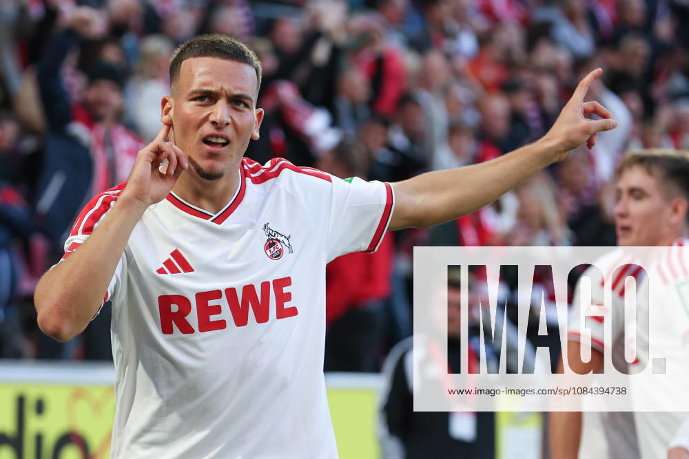 1. Bundesliga - 26 27 - 1. FC Köln - Borussia Mönchengladbach am 11.10.2026 im RheinEnergieSTADION in Köln Jubel, Torjubel, Torschuetze, Torschütze Said El Mala (Koeln 10) jubelt nach seinem Tor zum 2 zu 1