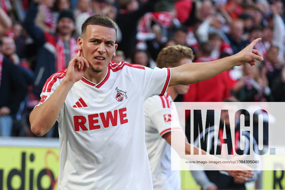 1. Bundesliga - 26 27 - 1. FC Köln - Borussia Mönchengladbach am 11.10.2026 im RheinEnergieSTADION in Köln Jubel, Torjubel, Torschuetze, Torschütze Said El Mala (Koeln 10) jubelt nach seinem Tor zum 2 zu 1