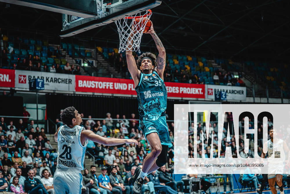 Basketball easyCredit BBL Bundesliga, Frankfurt Skyliners - Veolia Towers Hamburg Roman Bedime (Skyliners Frankfurt) Frankfurt am Main