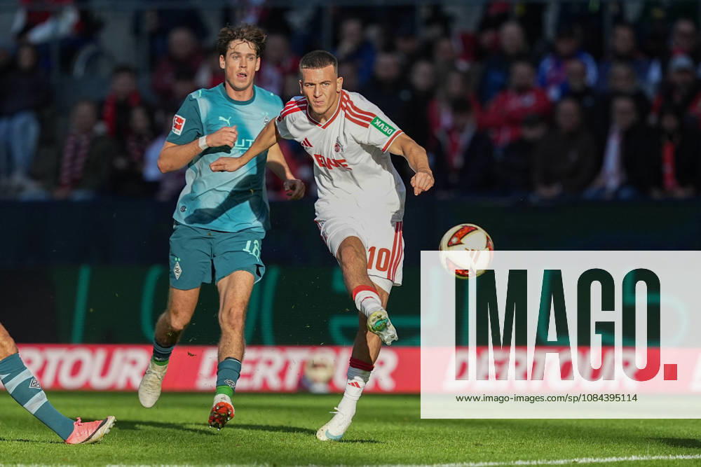 Herren, Fußball, 1.Bundesliga, 1.FC Köln - Borussia Mönchengladbach, Saison 2026 2027, RheinEnergieSTADION: Said El Mala (1.FC Köln, 10) erziehlt das 2:1 für den 1.FC Köln DFB regulations prohibit any use of photographs as image sequences and or quasi-video.