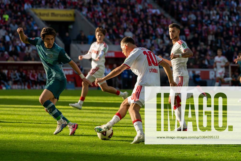Said El-Mala, Mittelfeld, (1.FC Koeln 10), beim Angriff zum 2:1, 1. FC Koeln vs. Borussia Moenchengladbach, Fussball, 1. Bundesliga, 5. Spieltag, 11.10.2026 DFB DFL regulations prohibit any use of photographs as image sequences and or quasi-video Koeln Nordrhein-Westfalen Deutschland