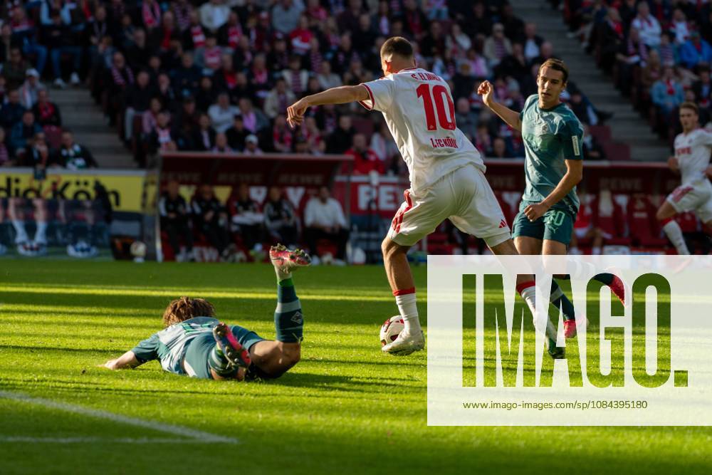 Said El-Mala, Mittelfeld, (1.FC Koeln 10), beim Angriff zum 2:1, 1. FC Koeln vs. Borussia Moenchengladbach, Fussball, 1. Bundesliga, 5. Spieltag, 11.10.2026 DFB DFL regulations prohibit any use of photographs as image sequences and or quasi-video Koeln Nordrhein-Westfalen Deutschland