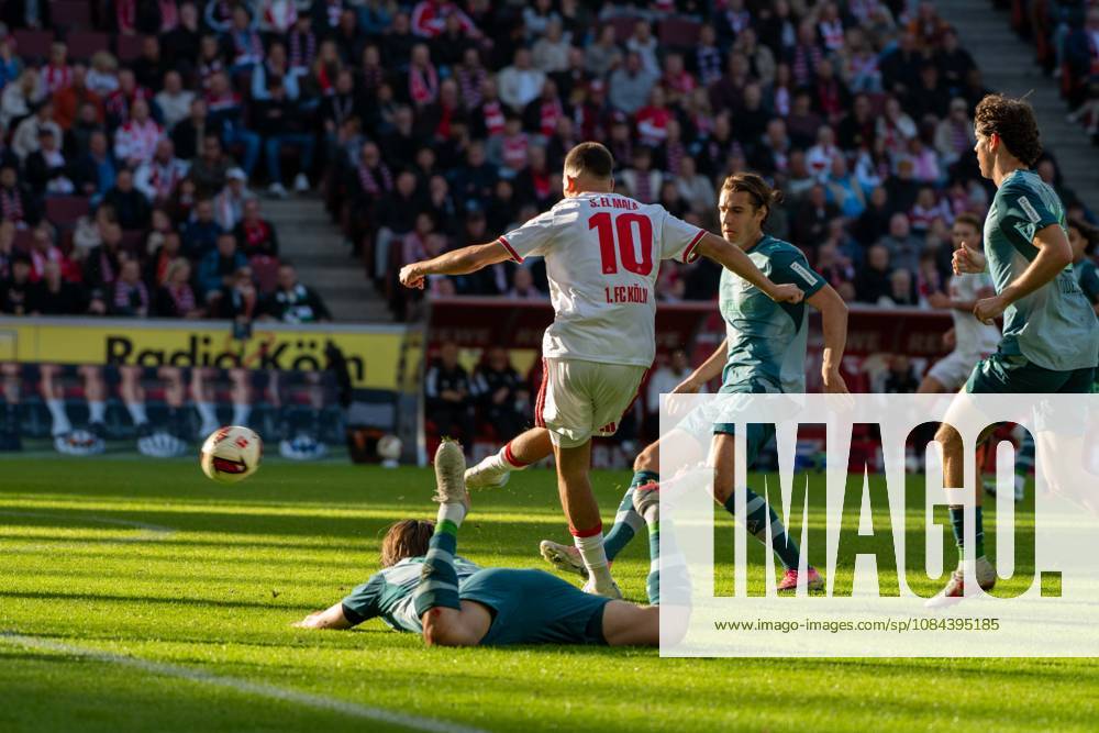 Said El-Mala, Mittelfeld, (1.FC Koeln 10), beim Angriff zum 2:1, 1. FC Koeln vs. Borussia Moenchengladbach, Fussball, 1. Bundesliga, 5. Spieltag, 11.10.2026 DFB DFL regulations prohibit any use of photographs as image sequences and or quasi-video Koeln Nordrhein-Westfalen Deutschland