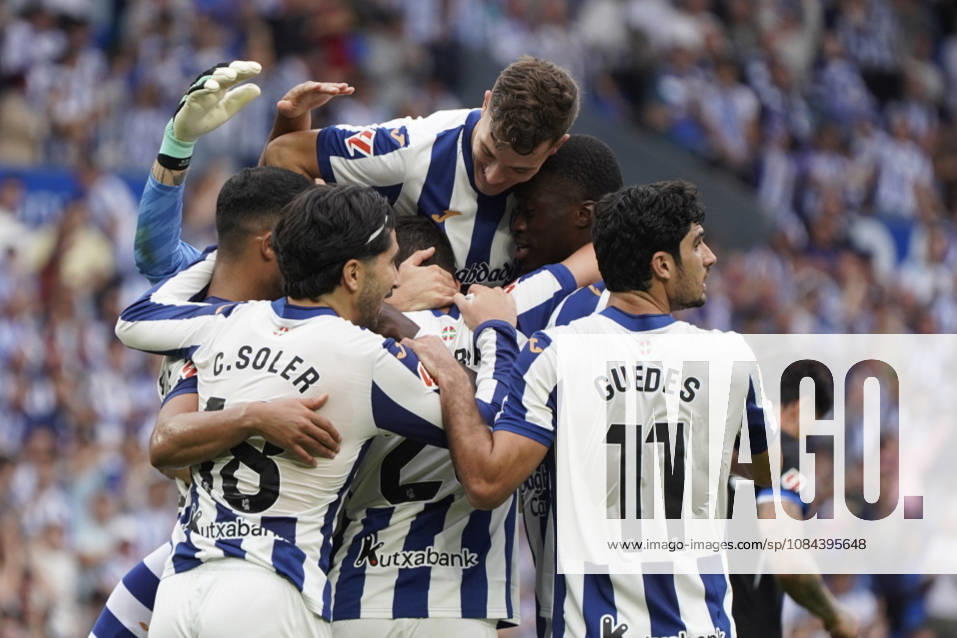 Arsen Zakharyan of Real Sociedad seen during LaLiga EA Sports 26 27 game between teams of Real Sociedad and Deportivo la Coruna (Mickael Ducint Ball Raw Images) San Sebastian Estadio Anoeta Spain