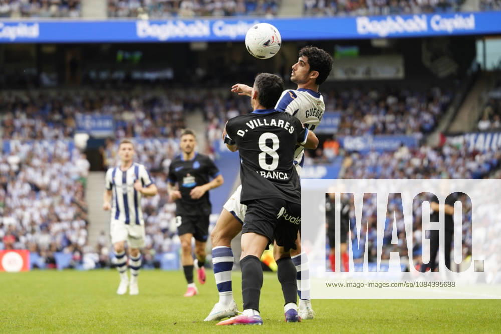 Goncalo Guedes of Real Sociedad seen during LaLiga EA Sports 26 27 game between teams of Real Sociedad and Deportivo la Coruna (Mickael Ducint Ball Raw Images) San Sebastian Estadio Anoeta Spain
