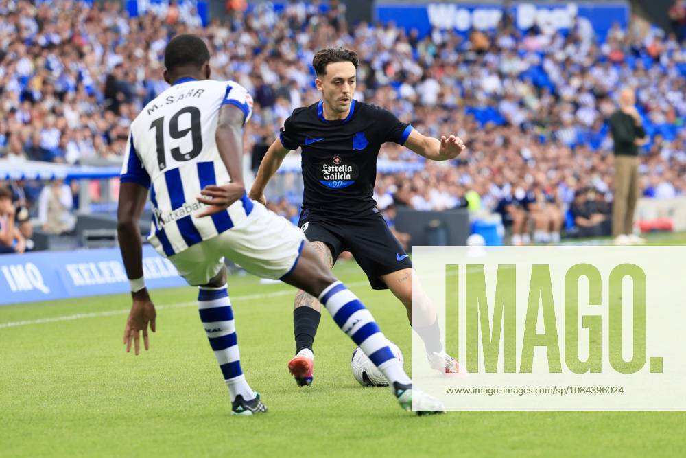 ESP: LaLiga EASports Real Sociedad - RC Deportivo La Coruna Luismi Cruz of RC Deportivo during LaLiga EA Sports match between Real Sociedad - RC Deportivo played at Anoeta Stadium in Gipuzcoa on October 11, 2026 in Spain Spain Futbol