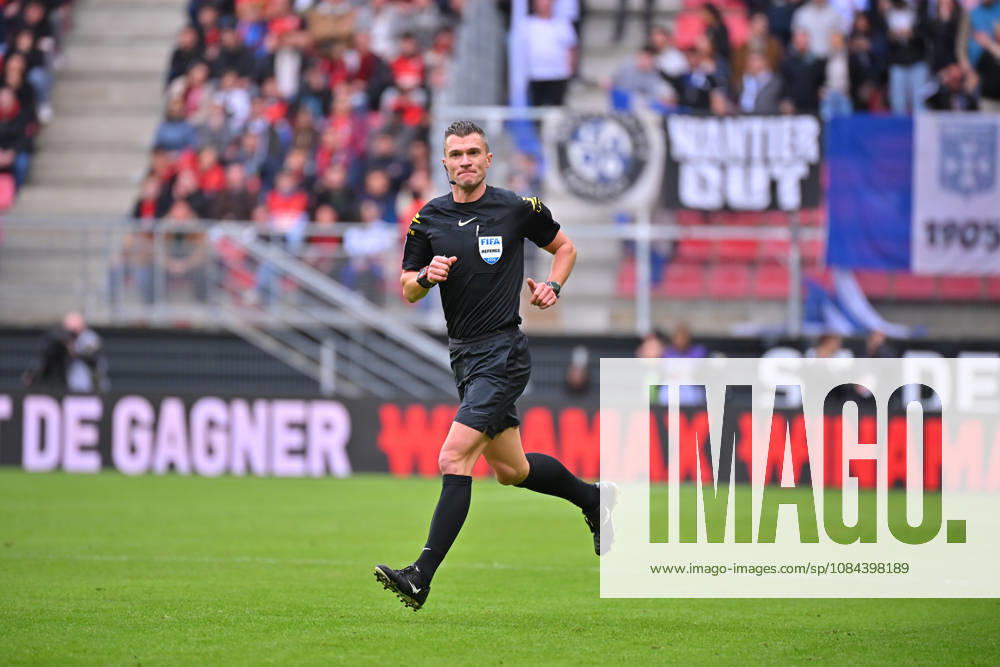 Stade Rennais FC v AJ Auxerre - Ligue 1 McDonald s 2026 2027 Willy DELAJOD referee during Ligue 1 McDonald s match between Rennes and Auxerre at Roazhon Park on October 11, 2026 in Rennes, France. Rennes France