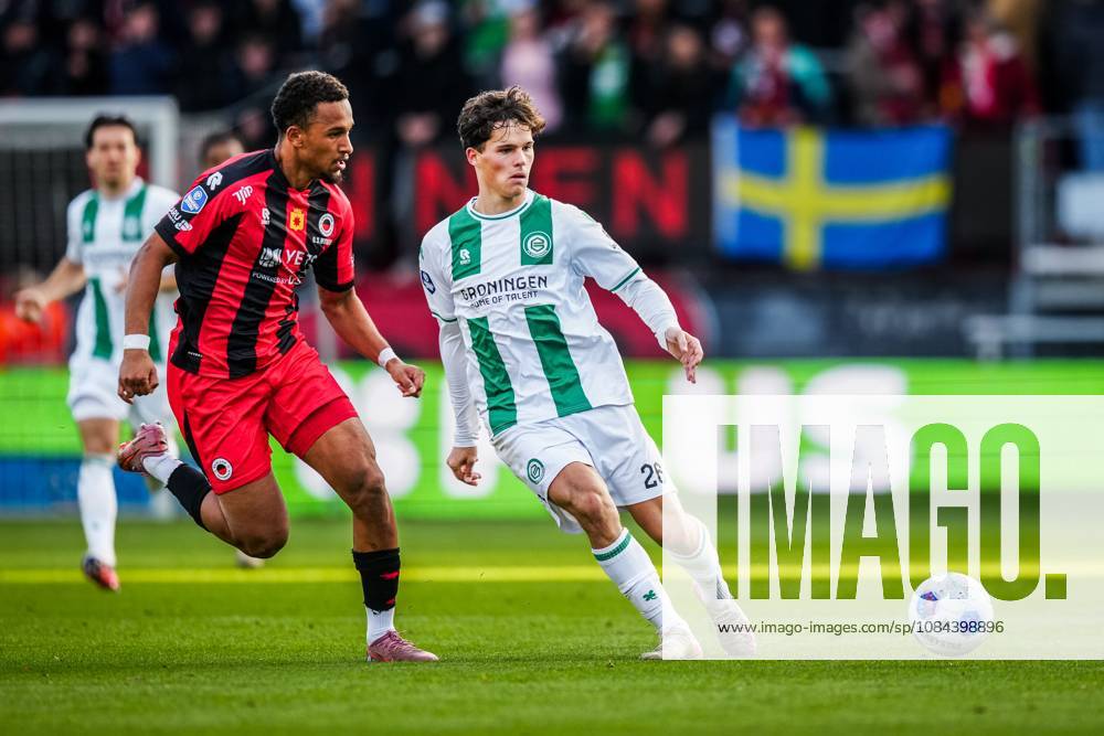 , Stadium Woudestein , season 2026 2027 , Dutch Eredivisie football , match between Excelsior Rotterdam and FC Groningen , picture shows FC Groningen player Thom van Bergen Excelsior - Groningen x208175238x