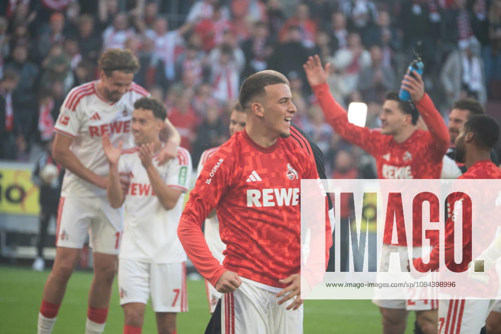 Deutschland: 1.Bundesliga 2026 2027, 5. Spieltag, 1.FC Köln vs Borussia Mönchengladbach, Sonntag, 11.10.2026 RheinEnergie-Stadion (Köln-Nordrhein-Westfalen): Said El Mala (1.FC Köln, 10) Freude, Emotionen, Jubel nach dem Sieg, Gesichtsausdruck, Emotionen Köln RheinEnergier-Stadion, Köln Deutschland
