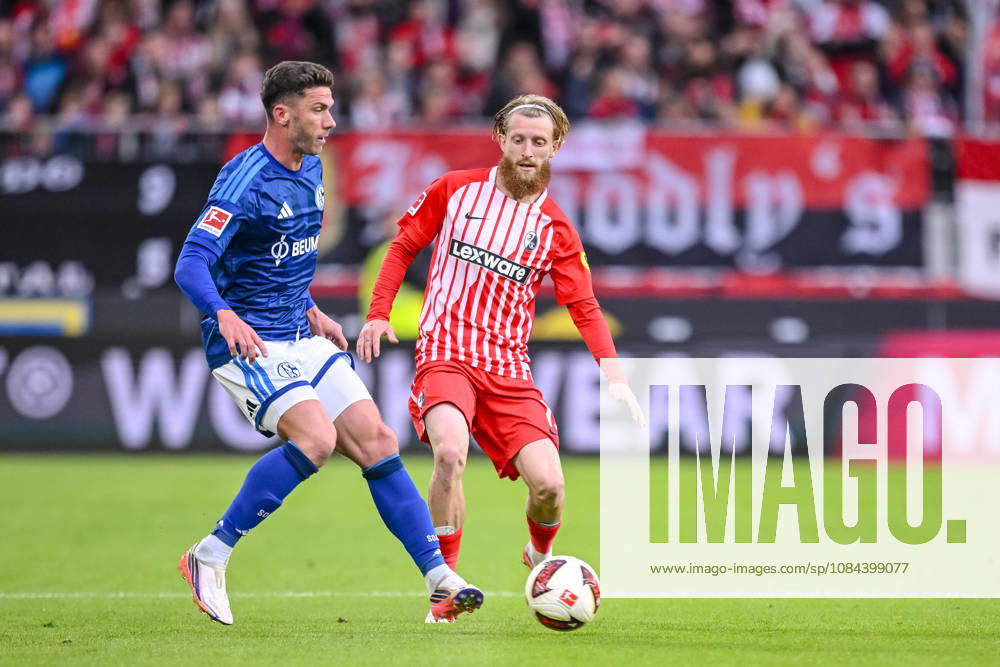 Robin Gosens (FC Schalke 04) und Jan-Niklas Beste (SC Freiburg) im Zweikampf waehrend des spiels der 1. Bundesliga zwischen Club Freiburg und FC Schalke 04, Europa-Park Stadion am 11. October 2026 in Freiburg im Breisgau, Deutschland. (Foto von Harry Langer DeFodi Images) +++ Robin Gosens (FC Schalke 04) und Jan-Niklas Beste (SC Freiburg) battle for the ball during the Bundesliga match between Sport-Club Freiburg and FC Schalke 04 at Europa-Park Stadion on October 11, 2026 in Freiburg im Breisgau, Germany. (Photo by Harry Langer DeFodi Images) DFB DFL REGULATIONS PROHIBIT ANY USE OF PHOTOGRAPHS AS IMAGE SEQUENCES AND OR QUASI-VIDEO. (Photo by Harry Langer DeFodi Images) DFB DFL REGULATIONS PROHIBIT ANY USE OF PHOTOGRAPHS AS IMAGE SEQUENCES AND OR QUASI-VIDEO. -