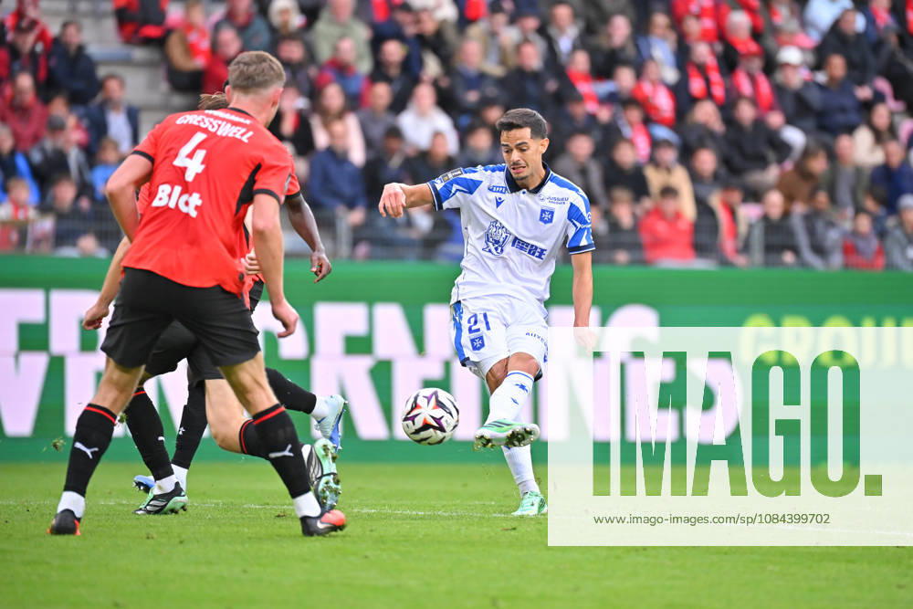 Stade Rennais FC v AJ Auxerre - Ligue 1 McDonald s 2026 2027 Romain FAIVRE of Auxerre during Ligue 1 McDonald s match between Rennes and Auxerre at Roazhon Park on October 11, 2026 in Rennes, France. Rennes France