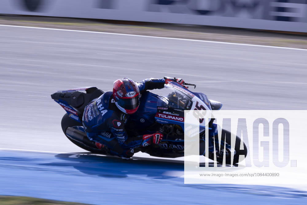 ESTORIL, PORTUGAL - OCTOBER 11: Twan Smits of Netherlands and Motoxracing WorldSBK Team competes during the Race 2 during day three of the World Superbikes Estoril Round at Circuito Estoril on October 11, 2026 in Estoril, Portugal Cascais Portugal - ZUMAl192 20261011_zsp_l192_154