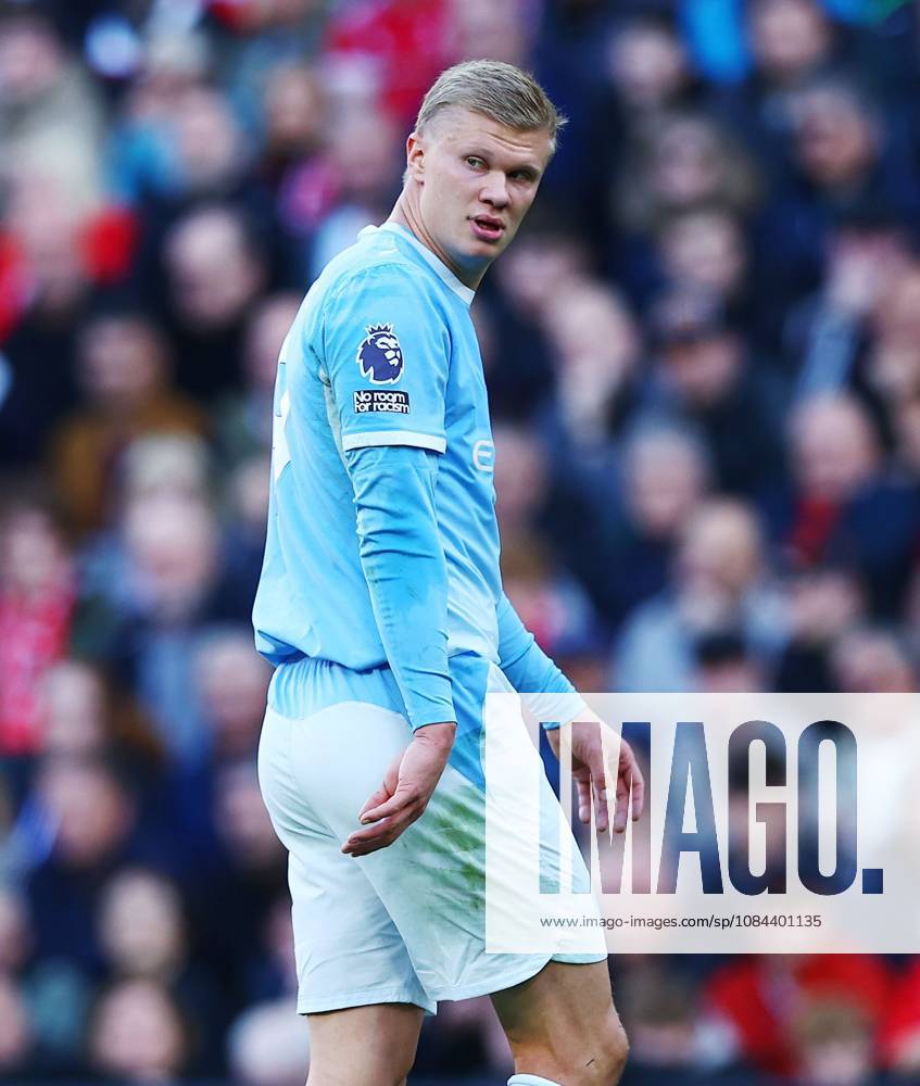 Erling Haaland of Manchester City looks over their shoulder Liverpool v Manchester City, Premier League, Football, Anfield, Liverpool, UK - 11 Oct 2026Liverpool Anfield United Kingdom