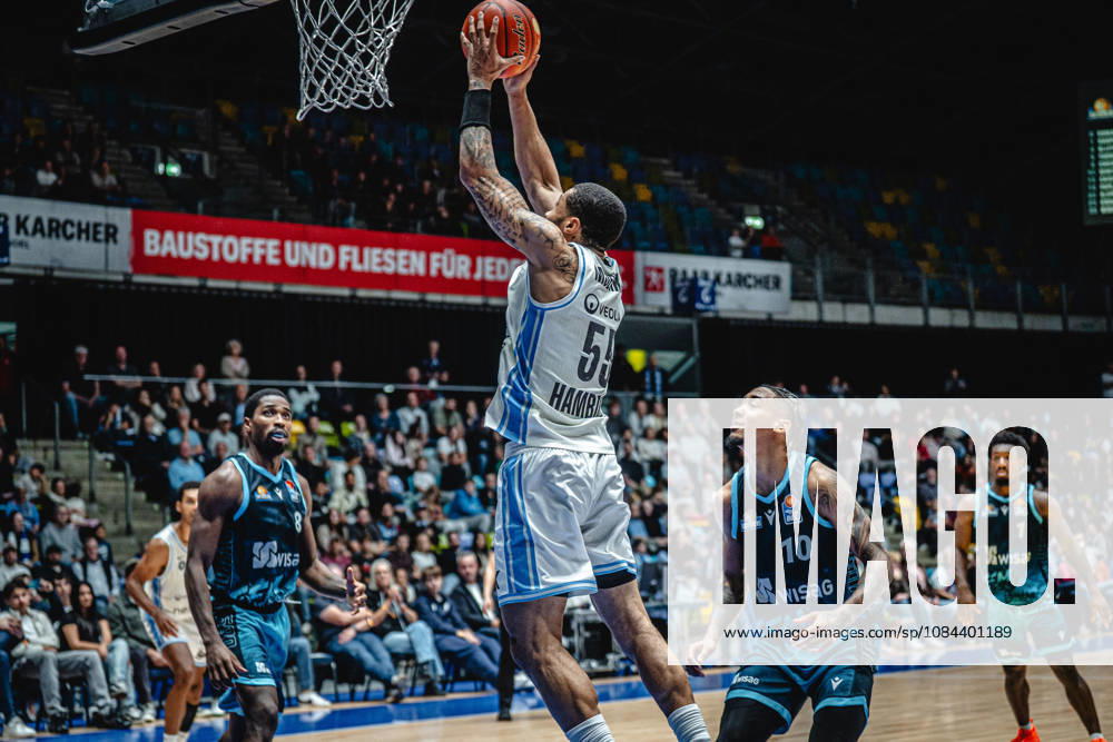 Basketball easyCredit BBL Bundesliga, Frankfurt Skyliners - Veolia Towers Hamburg David Muenkat (Veolia Towers Hamburg) Frankfurt am Main